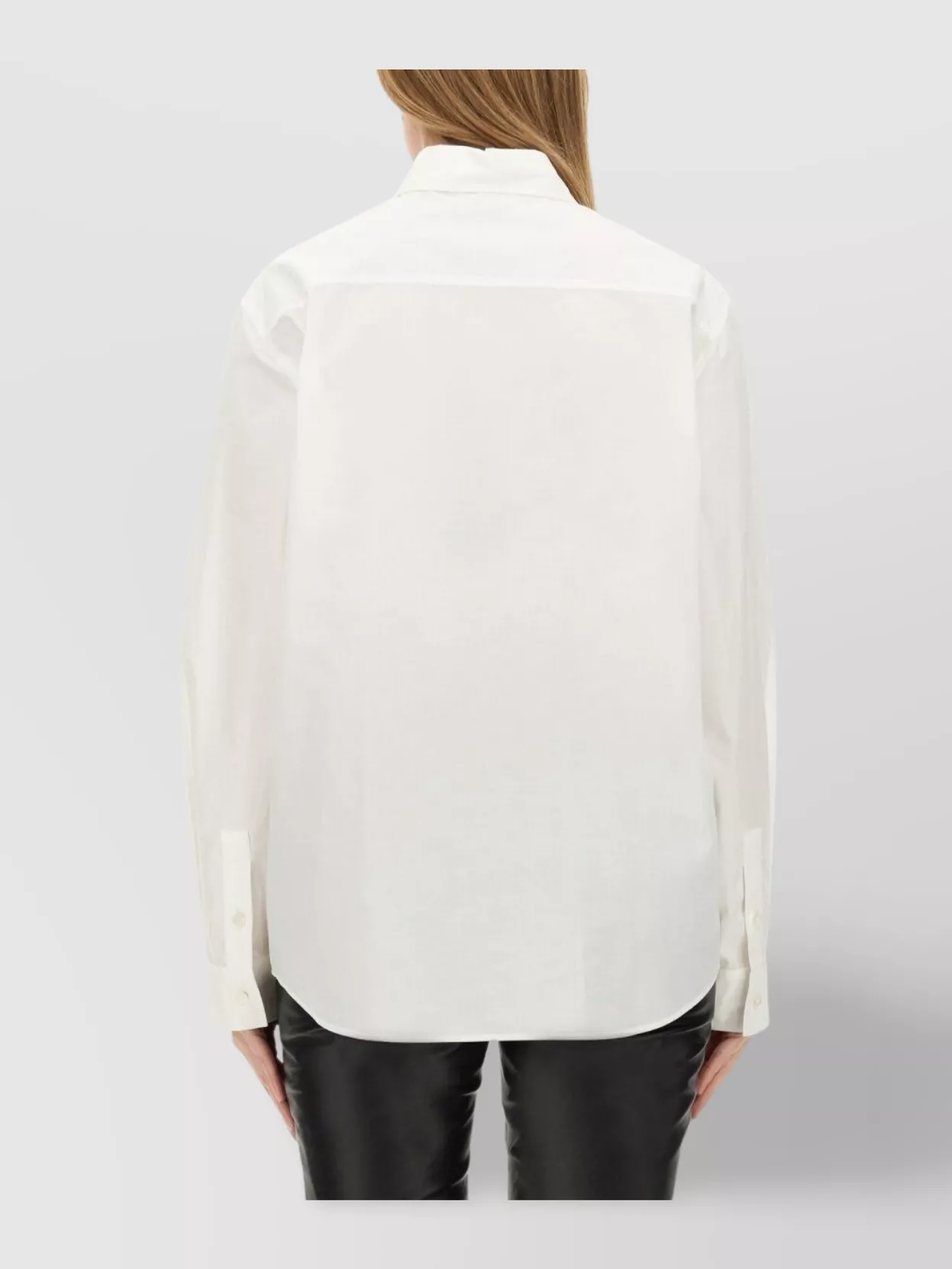 Moschino Cotton Shirt With Long Sleeves And Regular Fit
