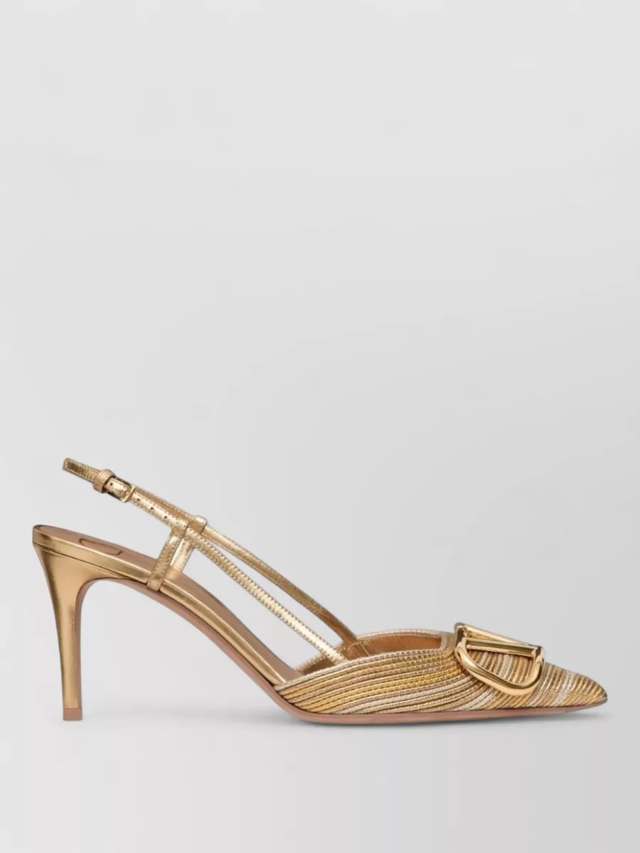 Valentino Garavani Leather Slingback Pumps