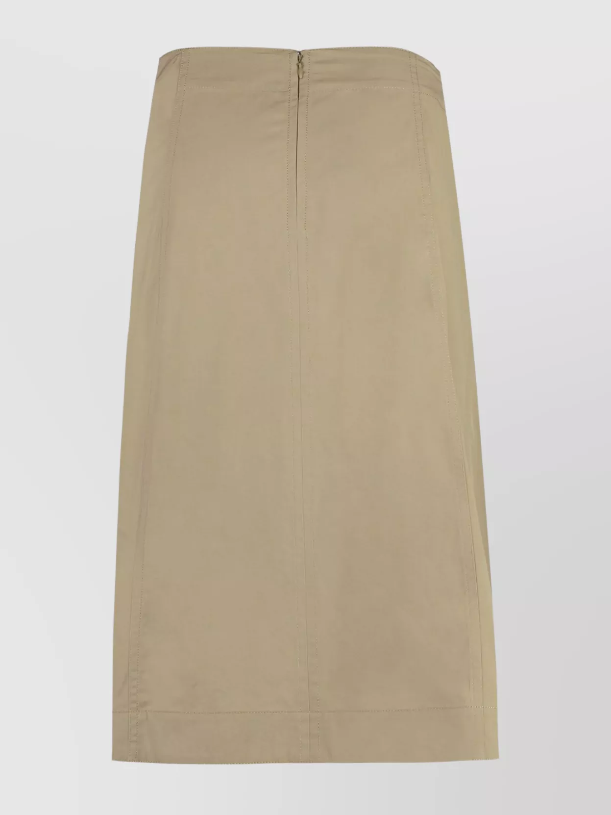 Bottega Veneta Cotton midi skirt featuring front knot | The
