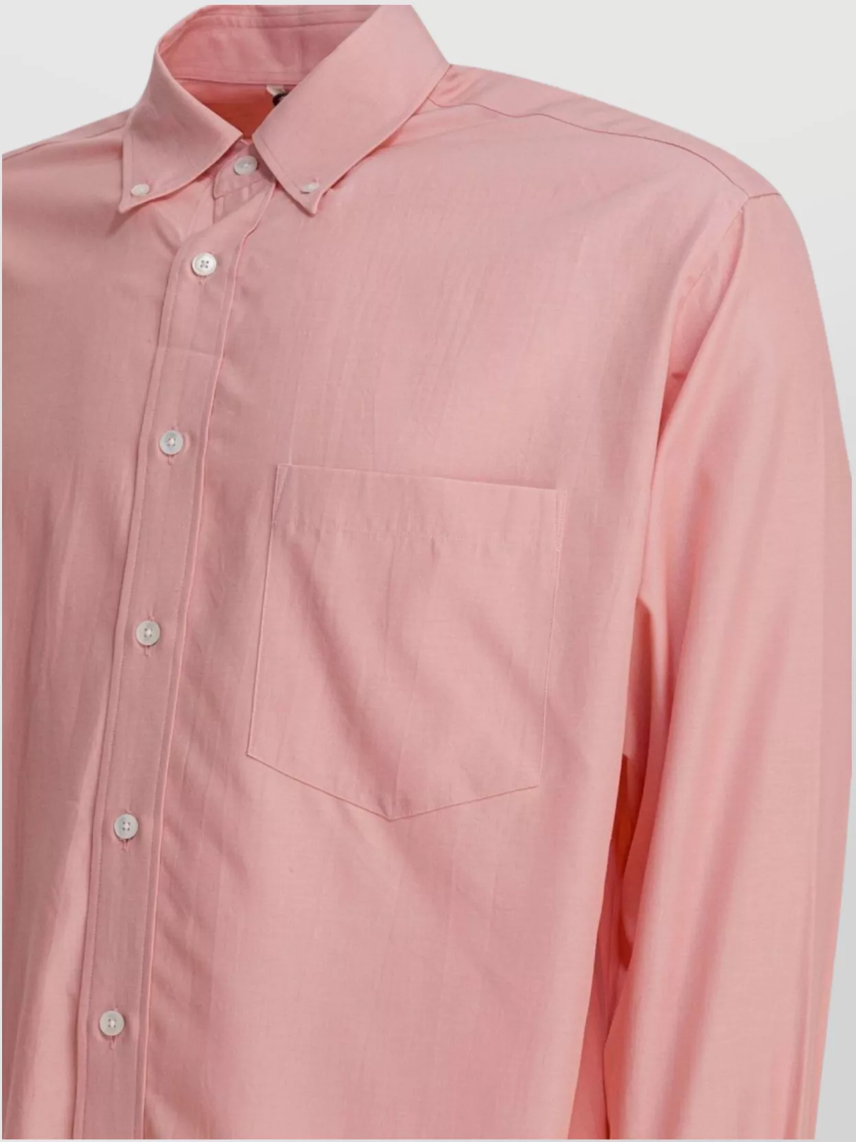 Auralee Long Sleeve Silk Button-Down Shirt