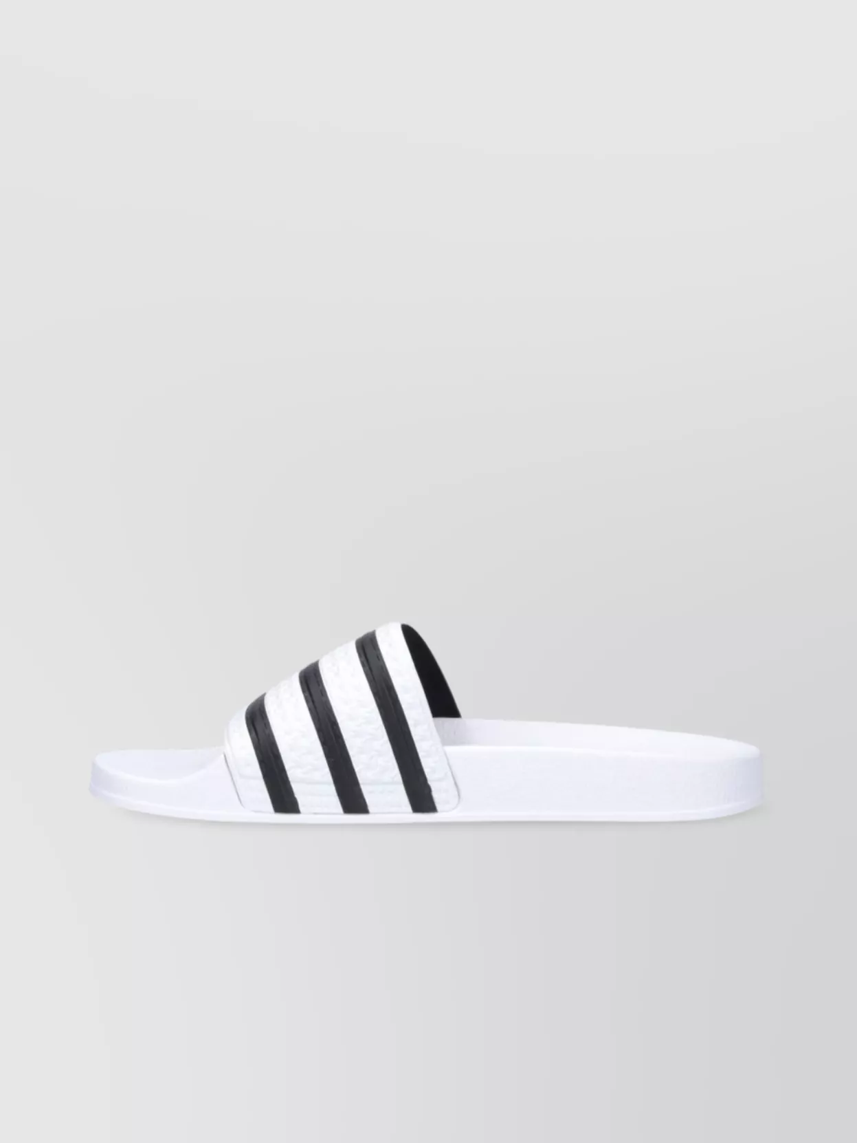 Adidas Originals Heeled Sandals With Open Toe And Signature Stripes In White