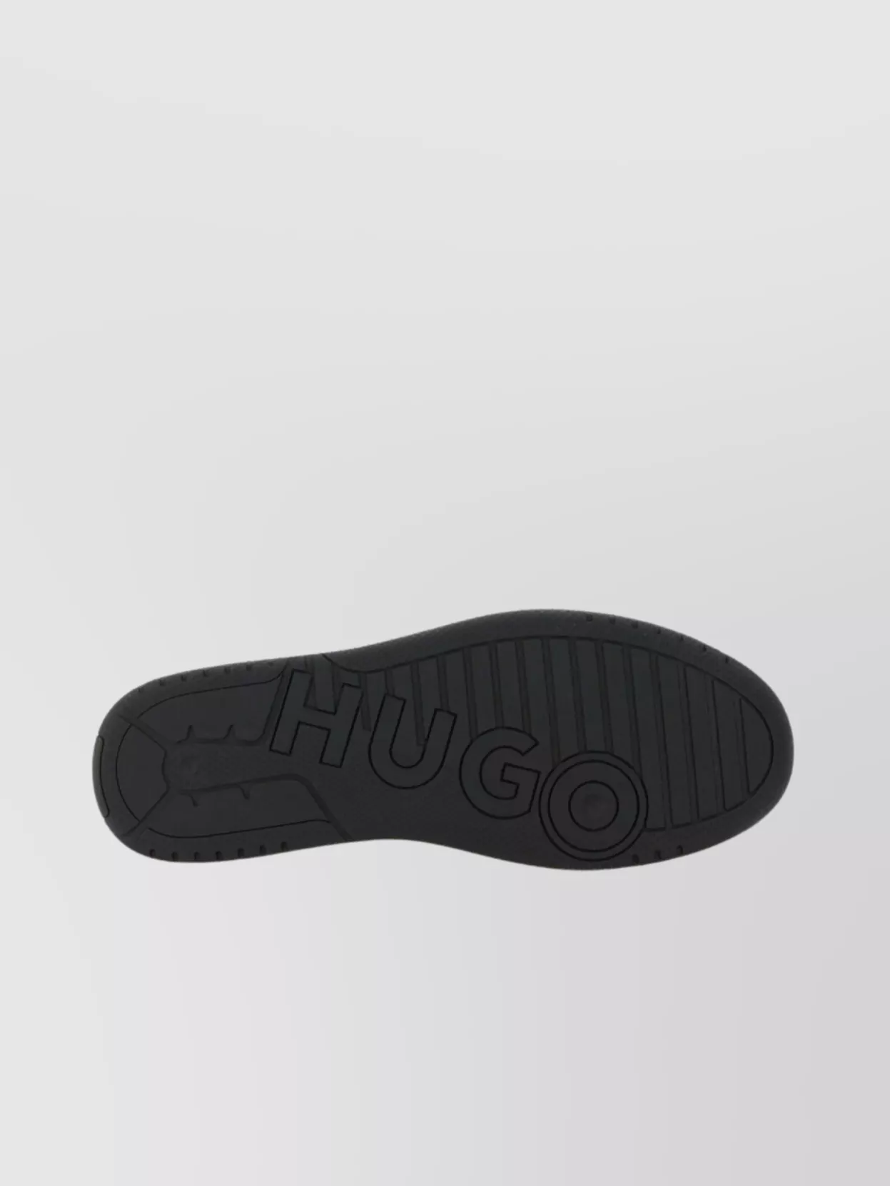 Hugo Boss Leather Sneaker With Contrast Heel Tab