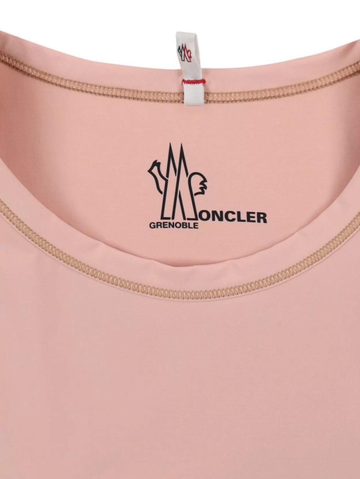 Moncler Grenoble Sleeveless Crew Neck Contrast Stitching