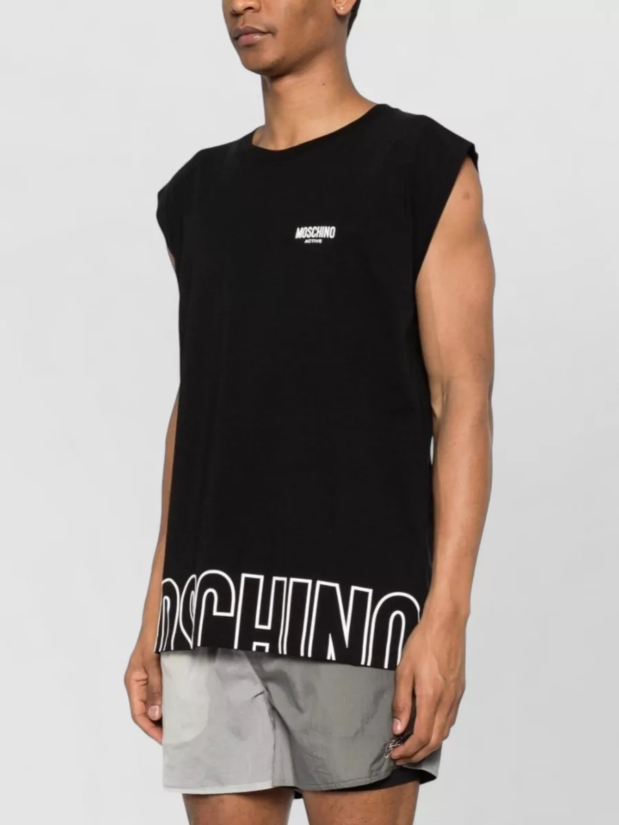 Moschino Logo Print Short Sleeve T-Shirt