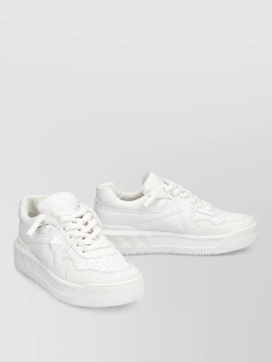 Valentino leather low-top sneakers