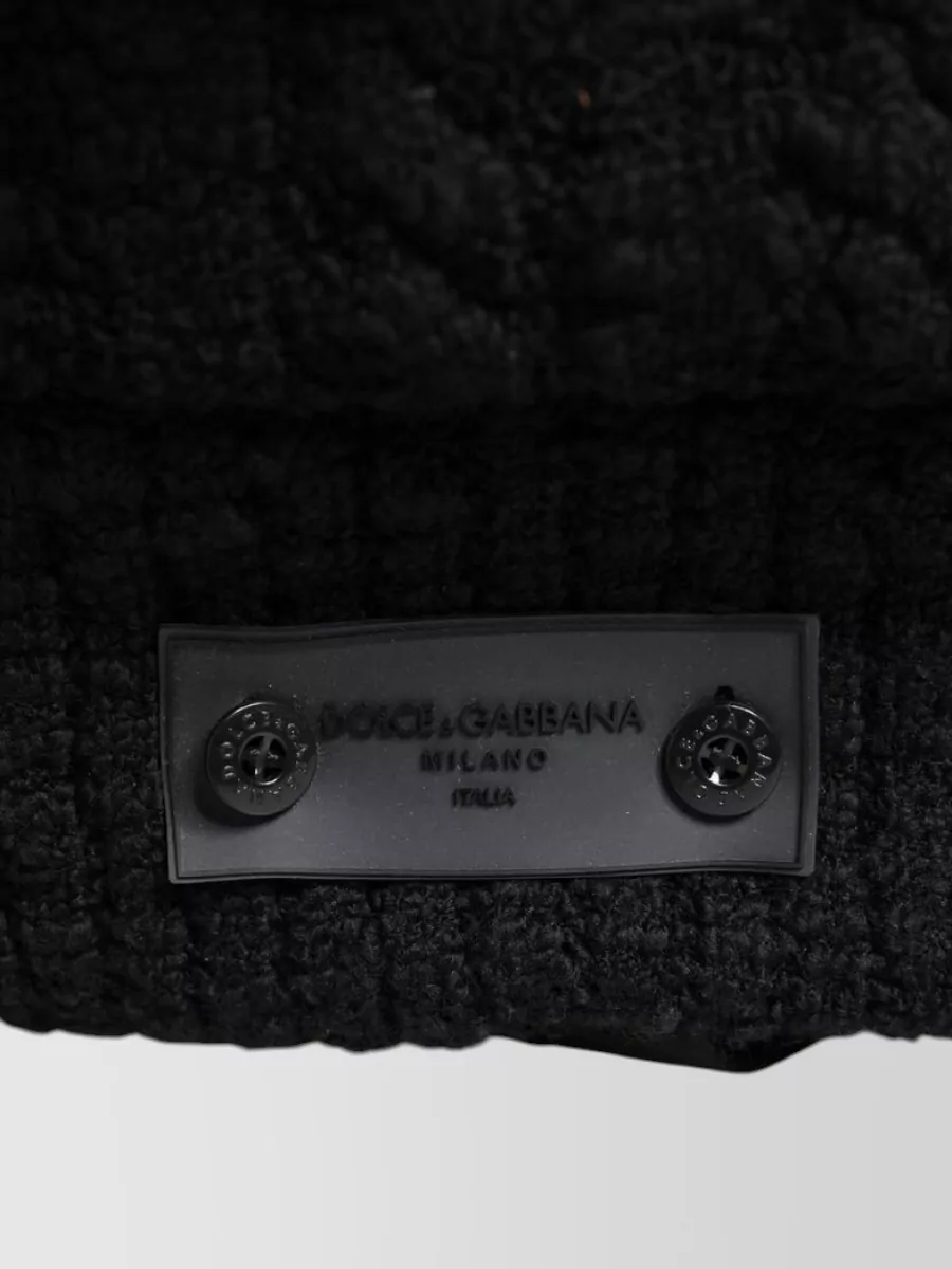 Dolce&Gabbana Wool Blend Duffel Backpack