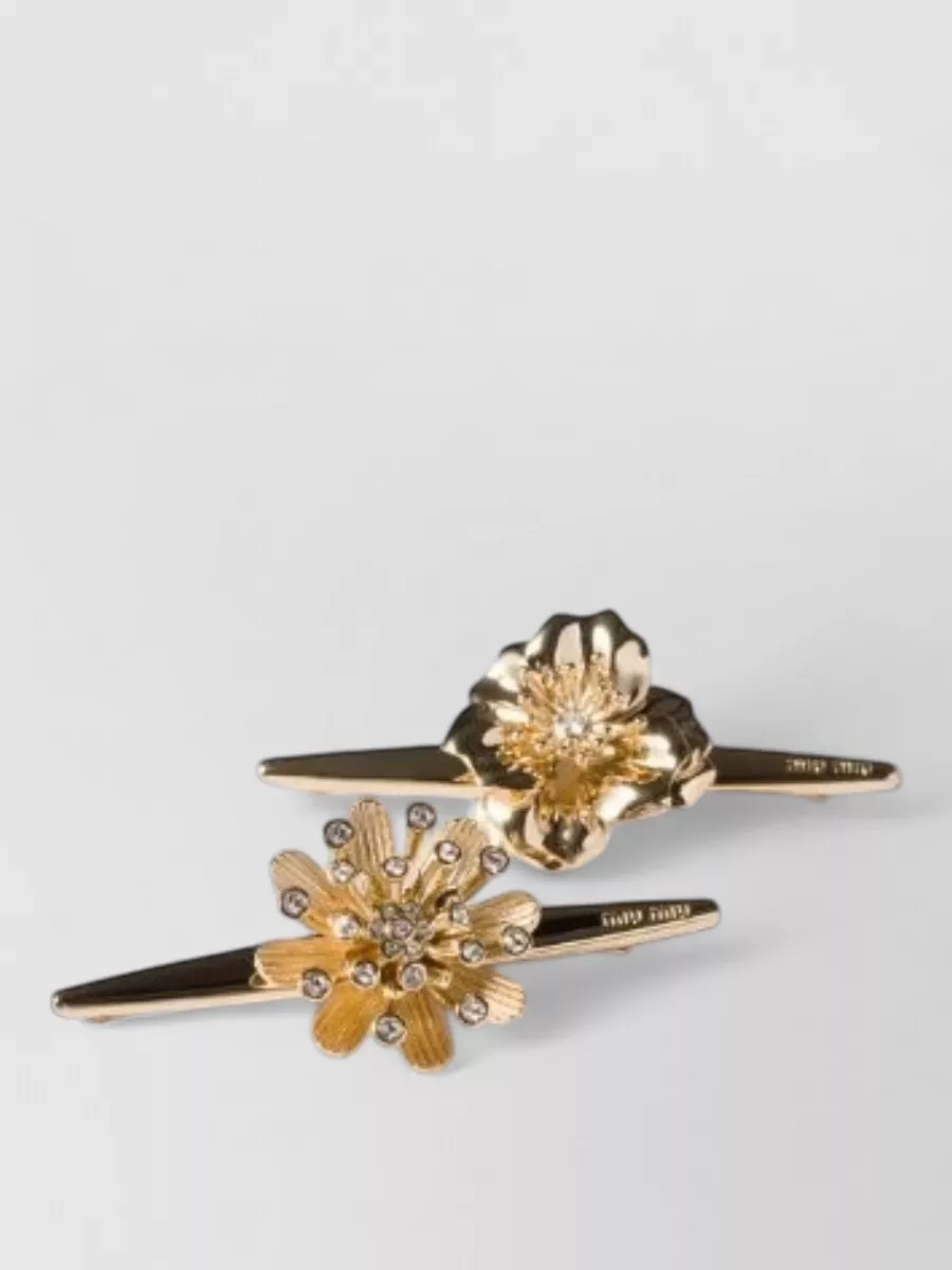 Miu Miu crystal hair clip