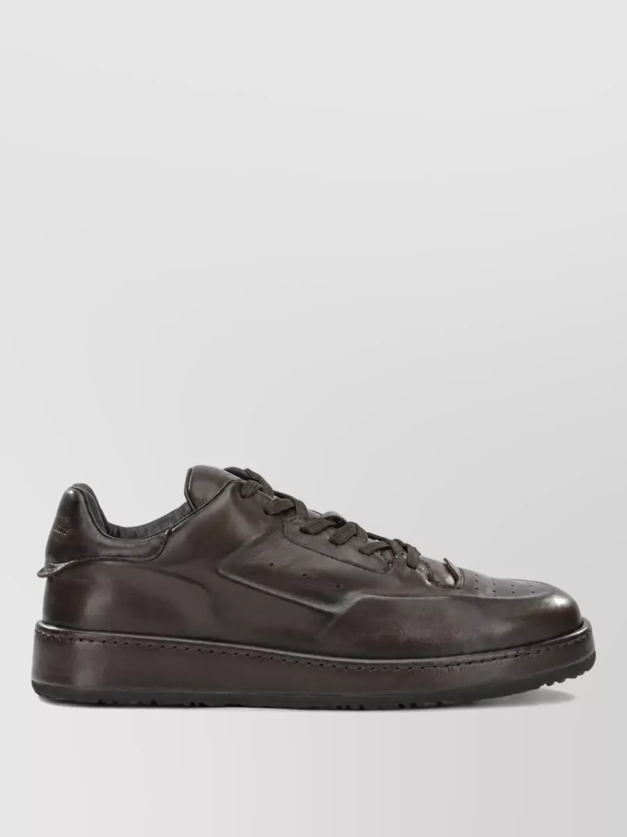 Officine Creative Leather Low-Top Sneakers