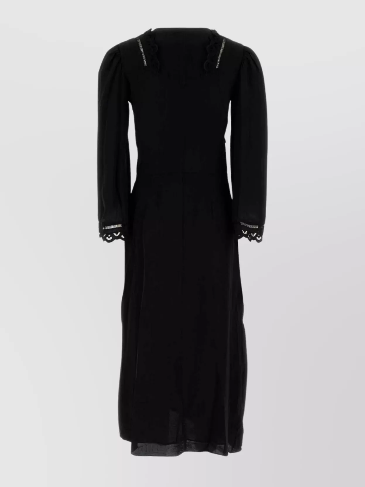 Isabel Marant Faustina Dress With Button Detailing And Lace