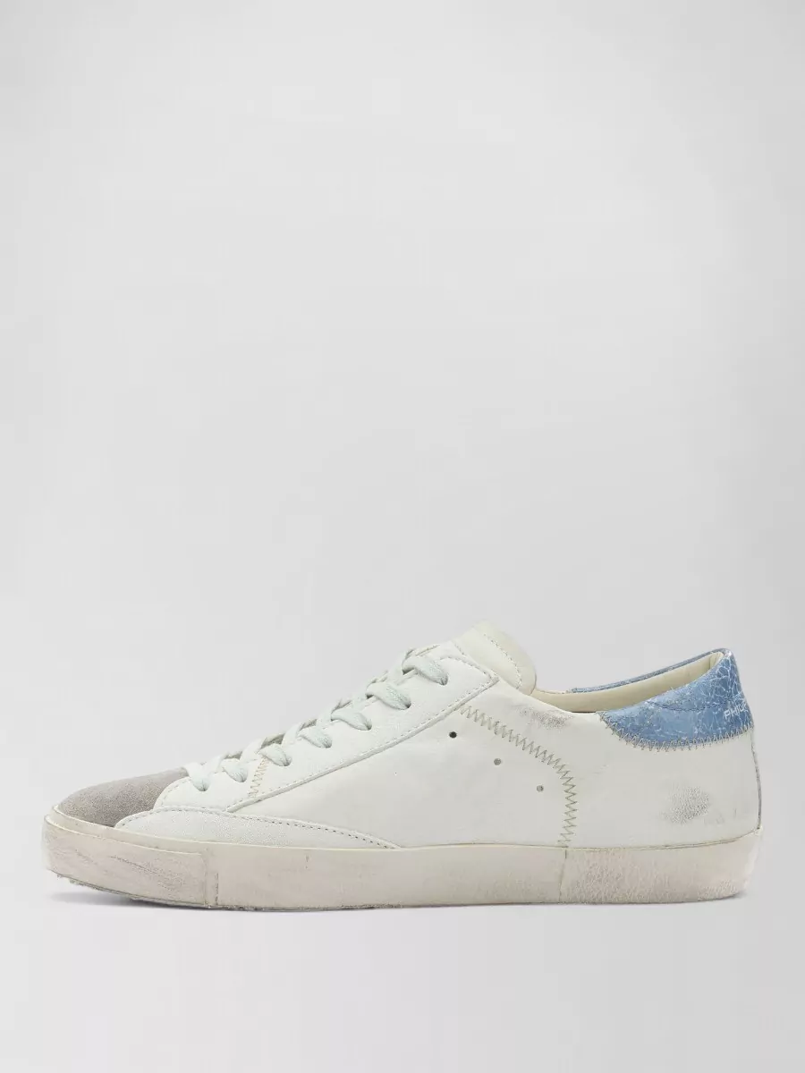 Philippe Model Sneakers Low Top Contrast Heel Tab