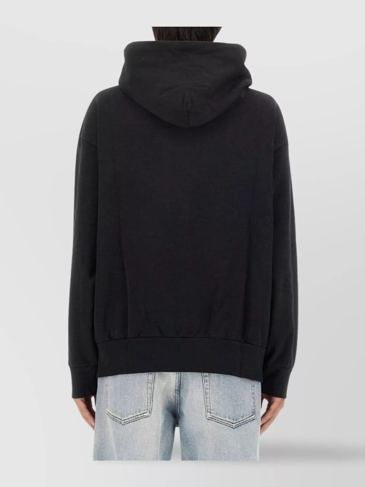 Aries Logo Hooded Sweatshirt Ribbed Finish
