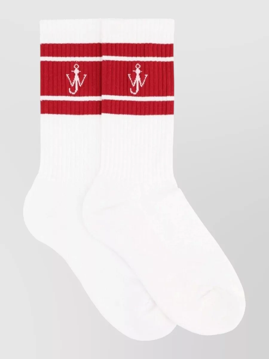 JW Anderson logo socks