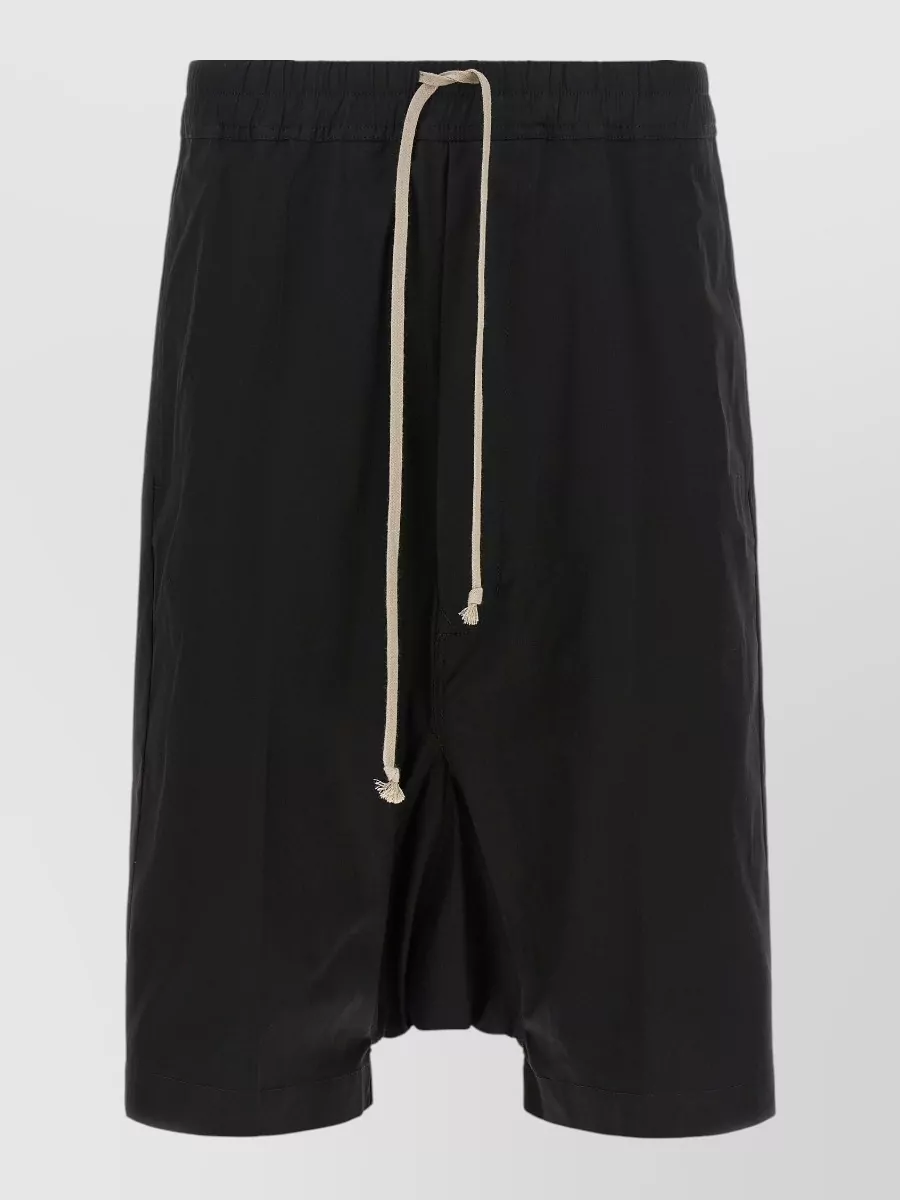 Rick Owens low-rise cotton bermuda shorts