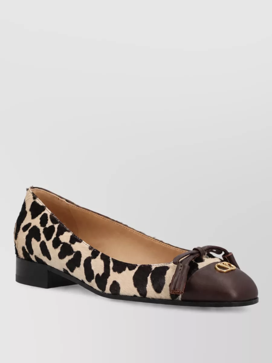 Valentino Garavani leather ballerina flats