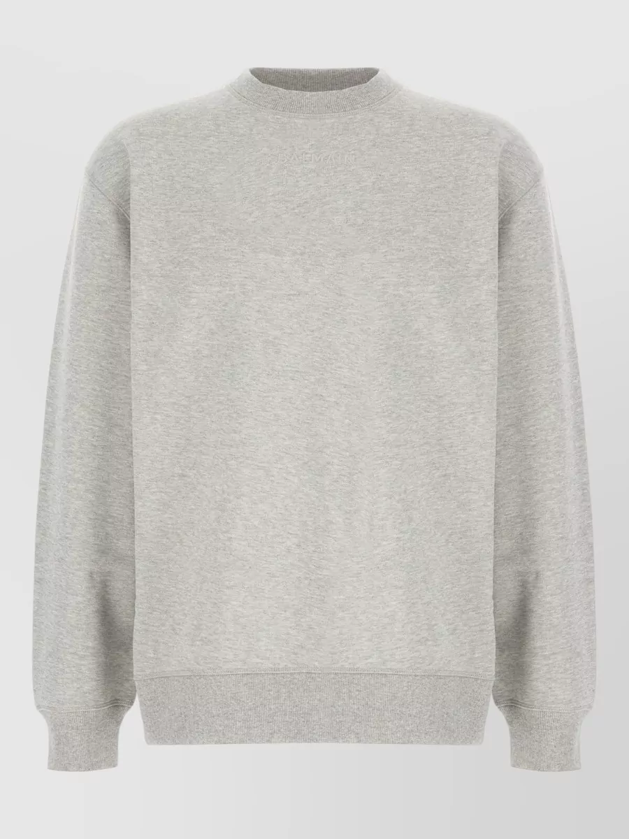 Balmain cotton crewneck t-shirt