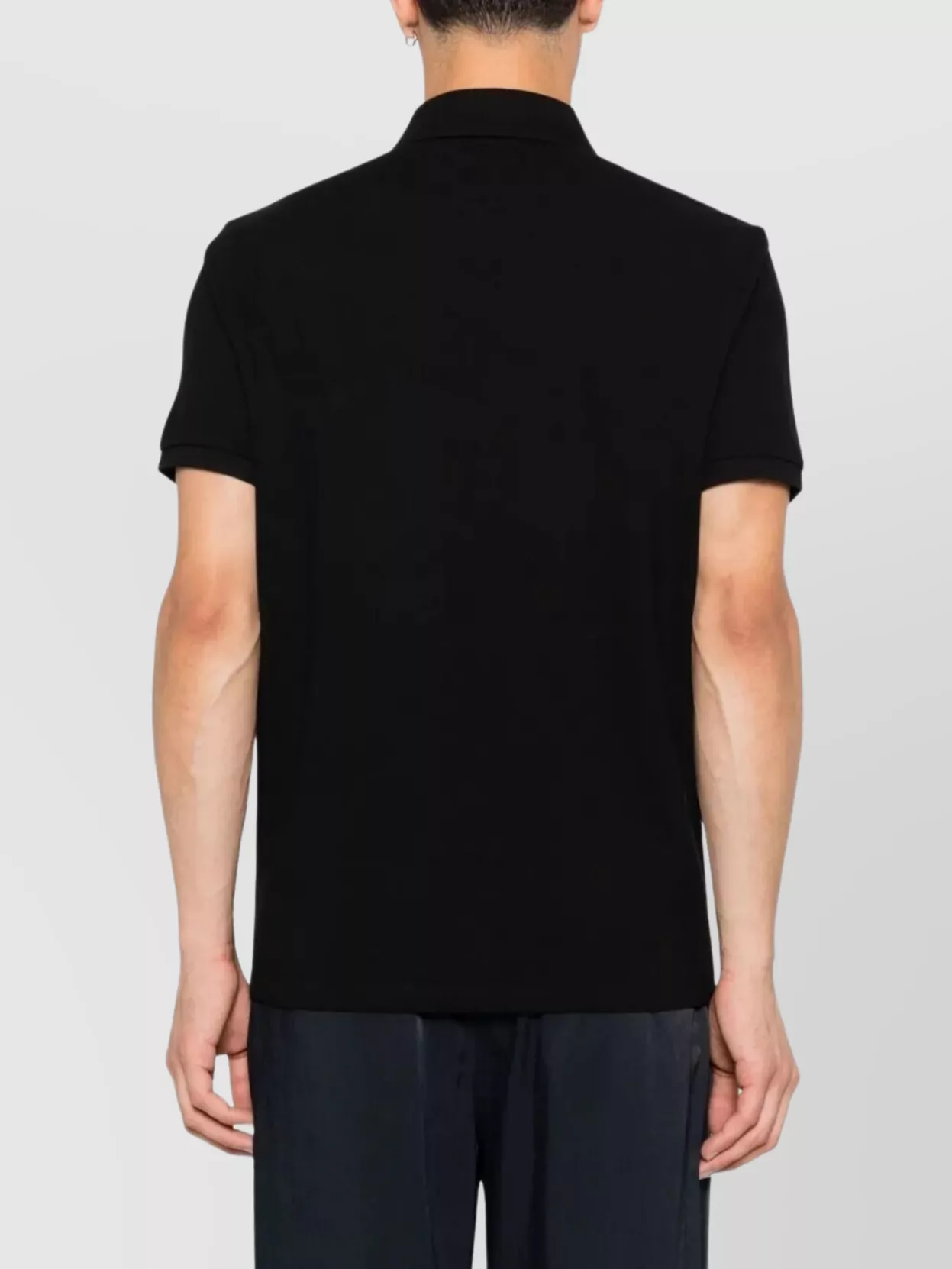 Moncler Cotton Pique Polo Pocket