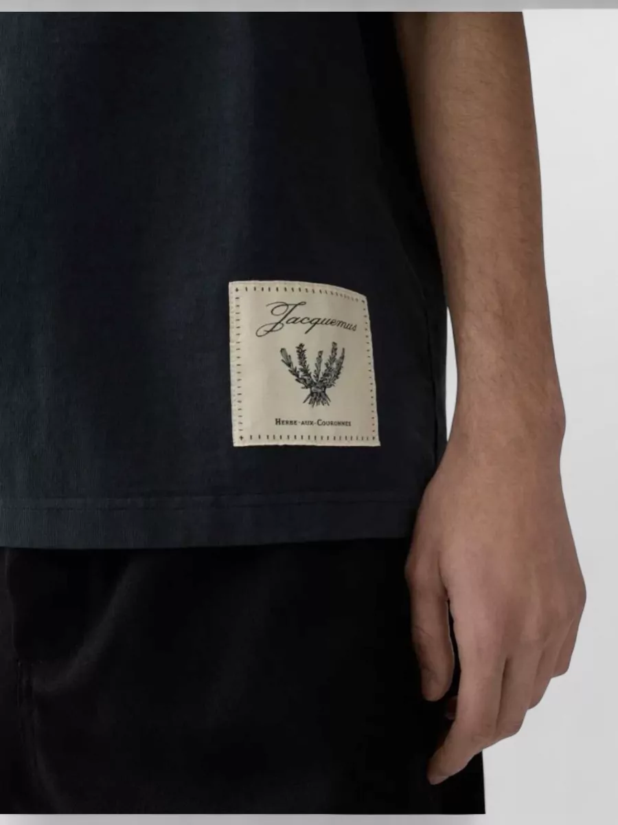 Jacquemus Logo Appliqué Cotton Short-Sleeve T-Shirt