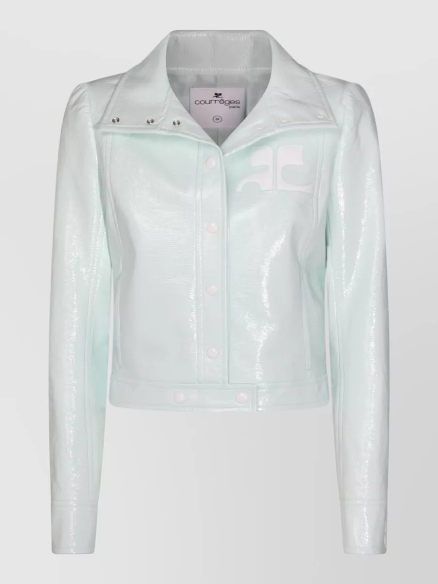Courrèges Shiny long sleeve casual style jacket