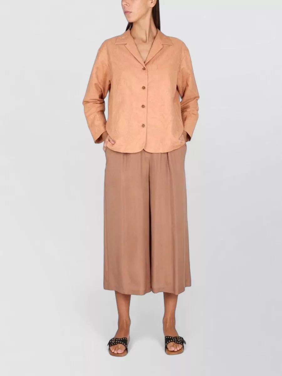 Alysi notched-lapel fitted jacket
