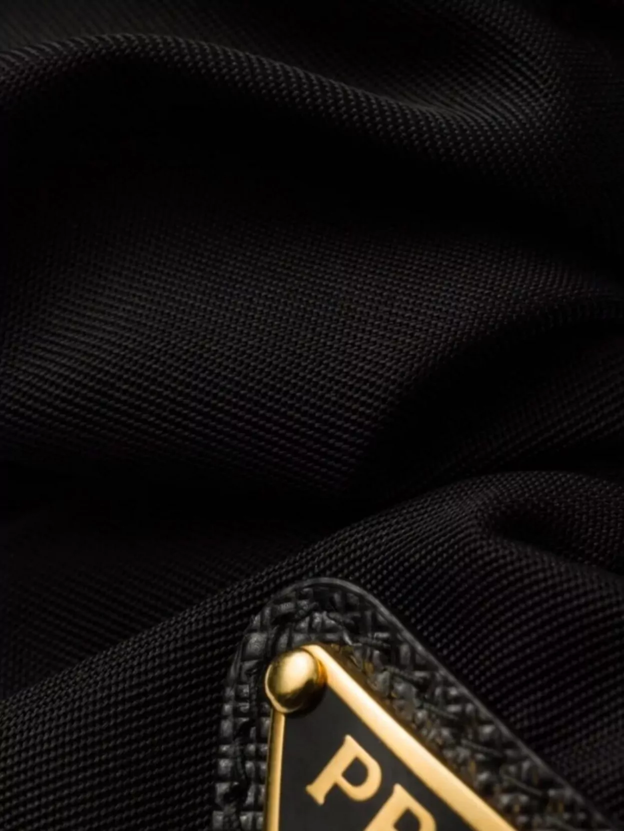 Prada Nylon Elastic Hair Accessory Scrunchie