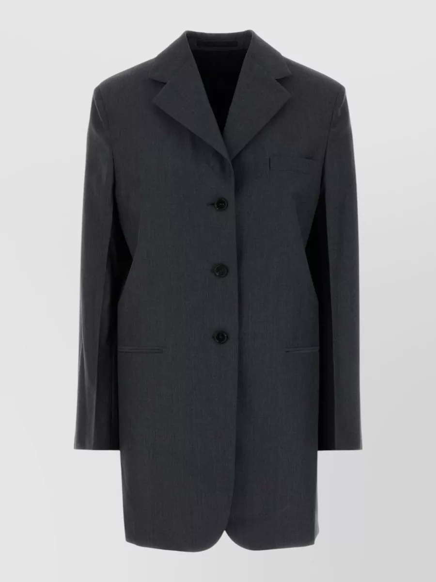 Jil Sander Oversized wool-blend blazer