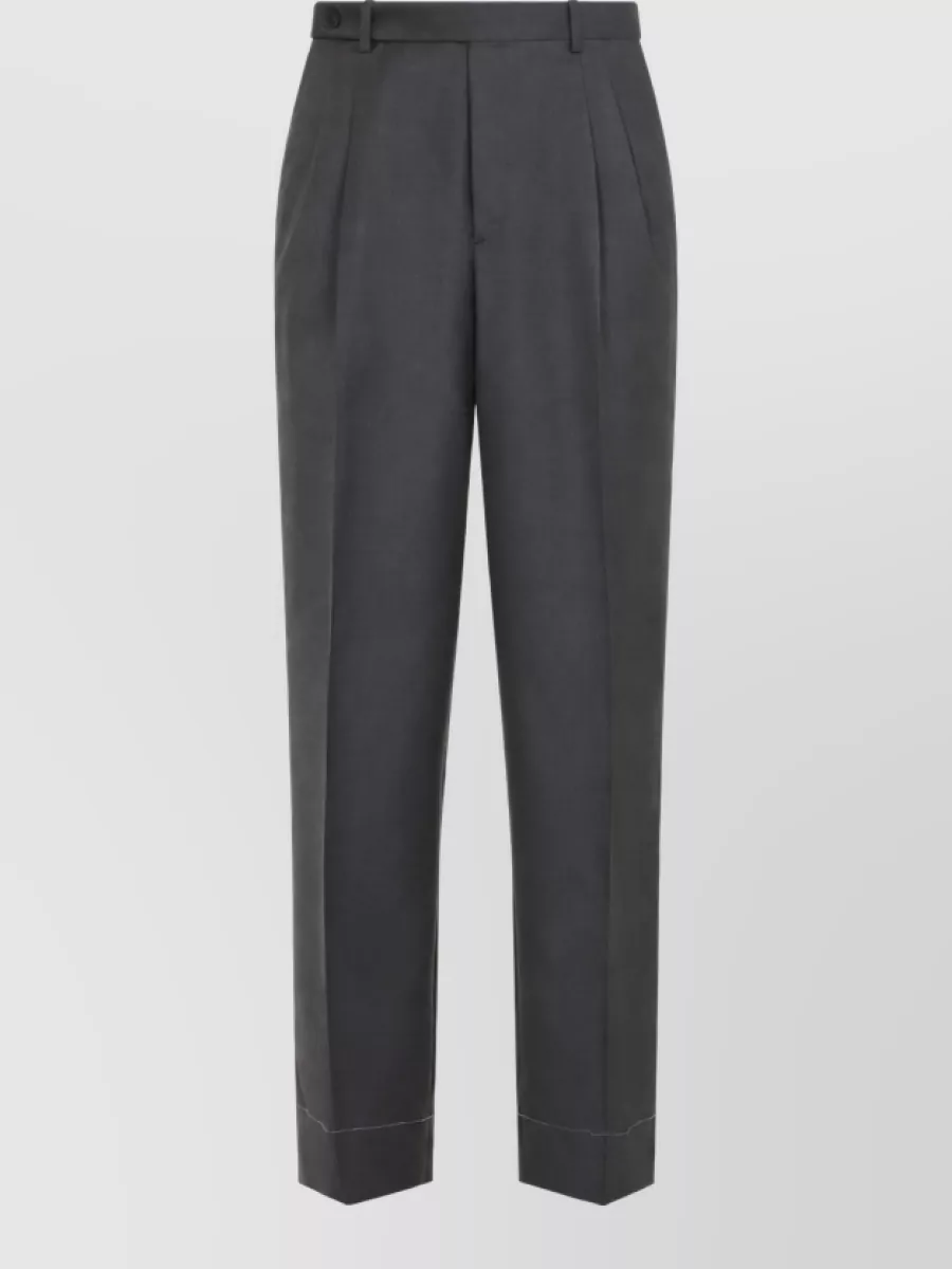 Brioni Wool Tapered Trousers