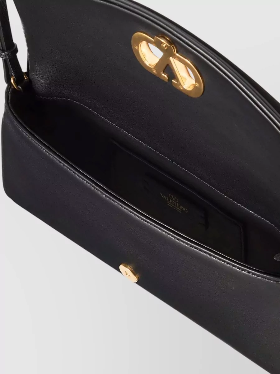 Valentino Garavani De Vain Small Nappa Leather Clutch Bag