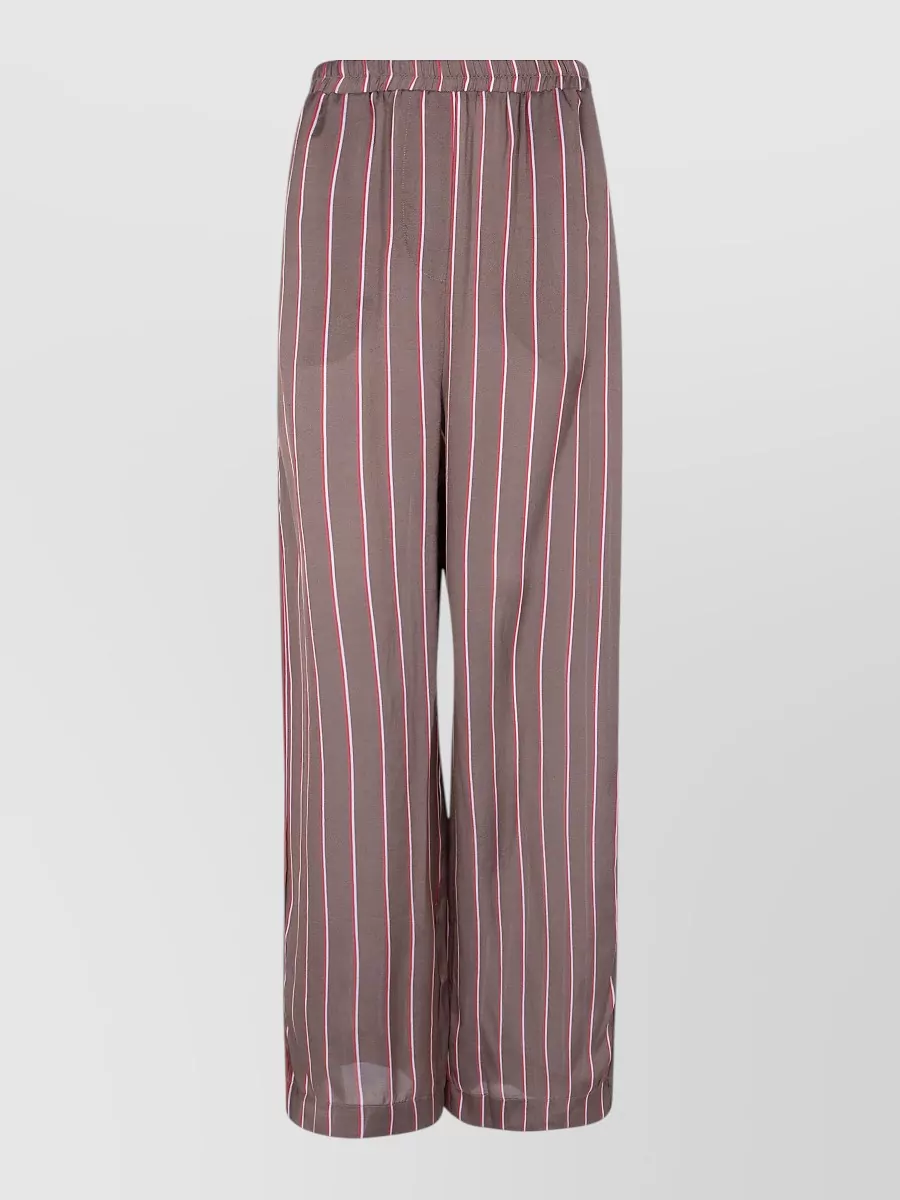 The Frankie Shop silk wide-leg trousers