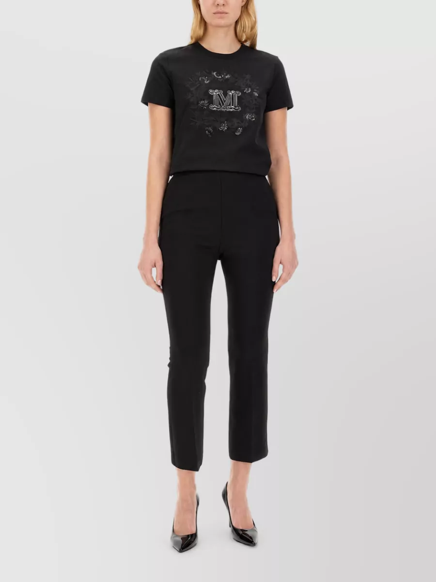 Max Mara Wool Cropped Trousers
