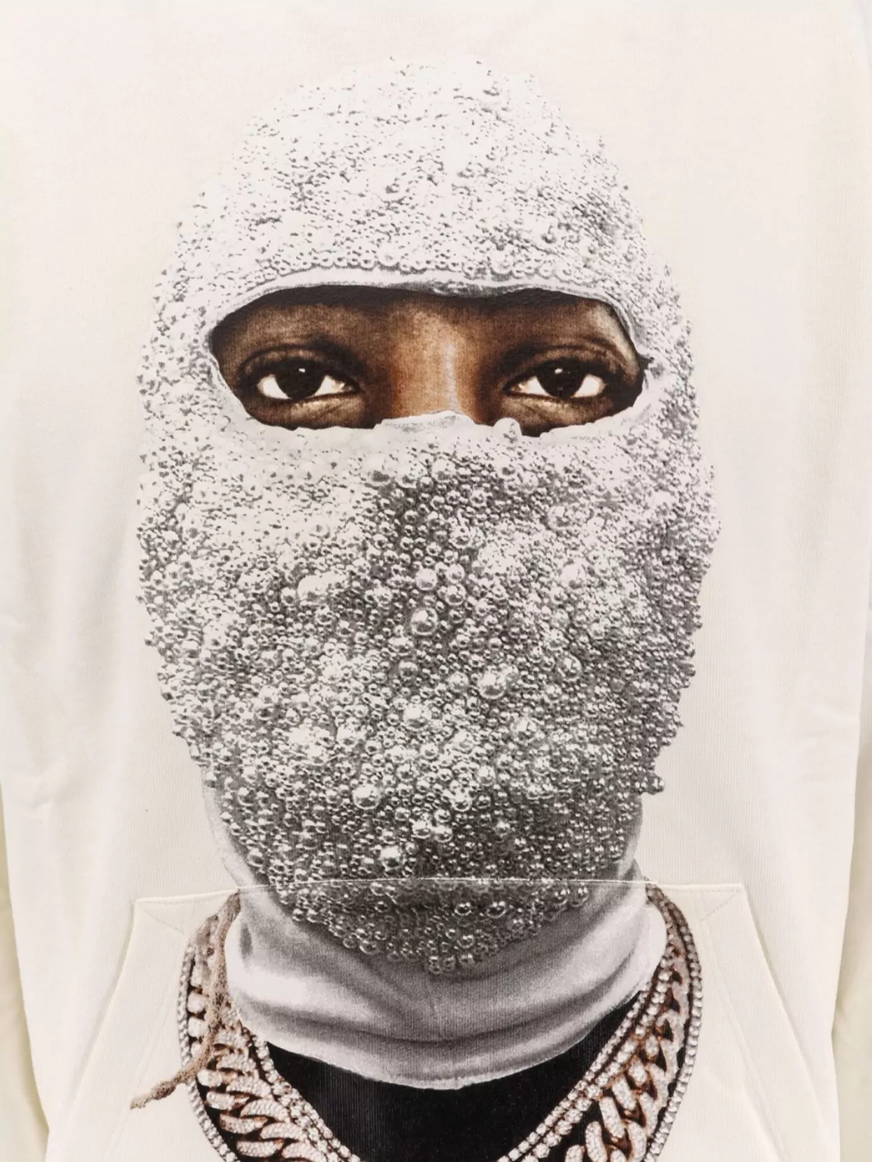 Ih Nom Uh Nit Long Sleeve Graphic Hooded Sweatshirt With Ribbing