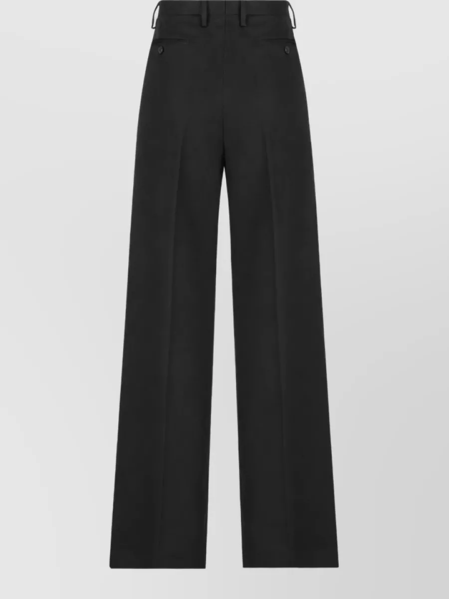 Fendi virgin wool straight-leg suit trousers