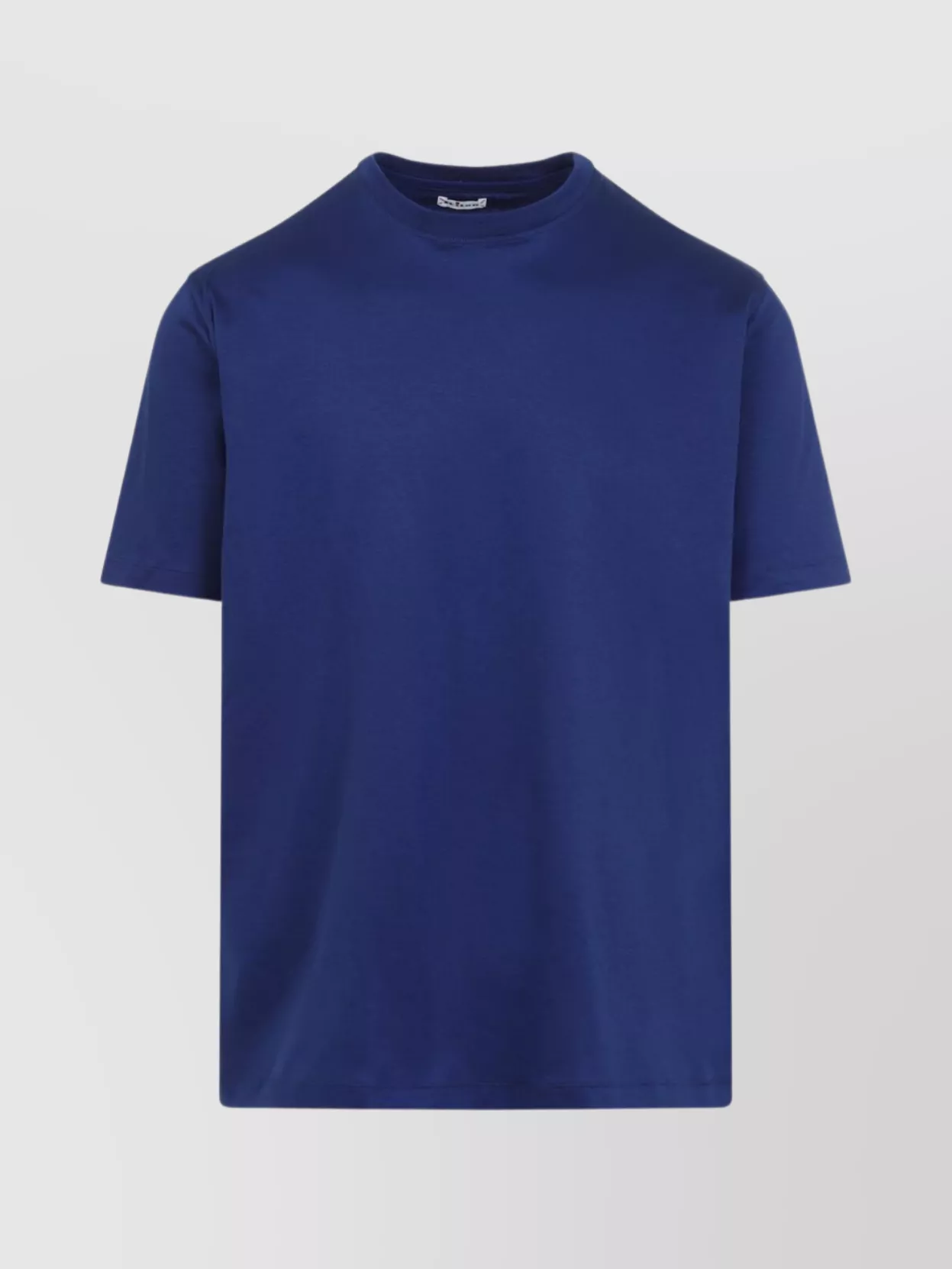 Shop Kiton Cotton T-shirt Round Neckline