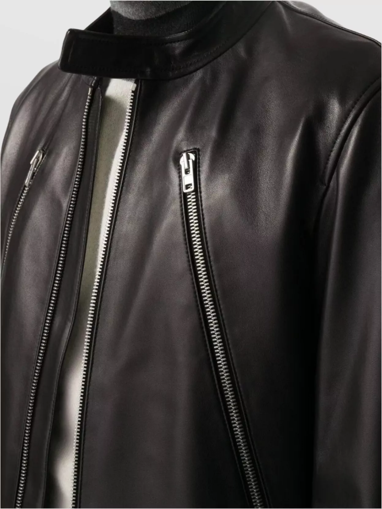 Maison Margiela Leather Slim-Fit Jacket