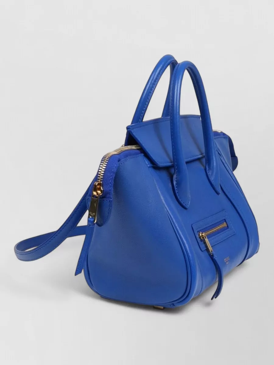 Celine Leather Luggage Small Shoulder Bag