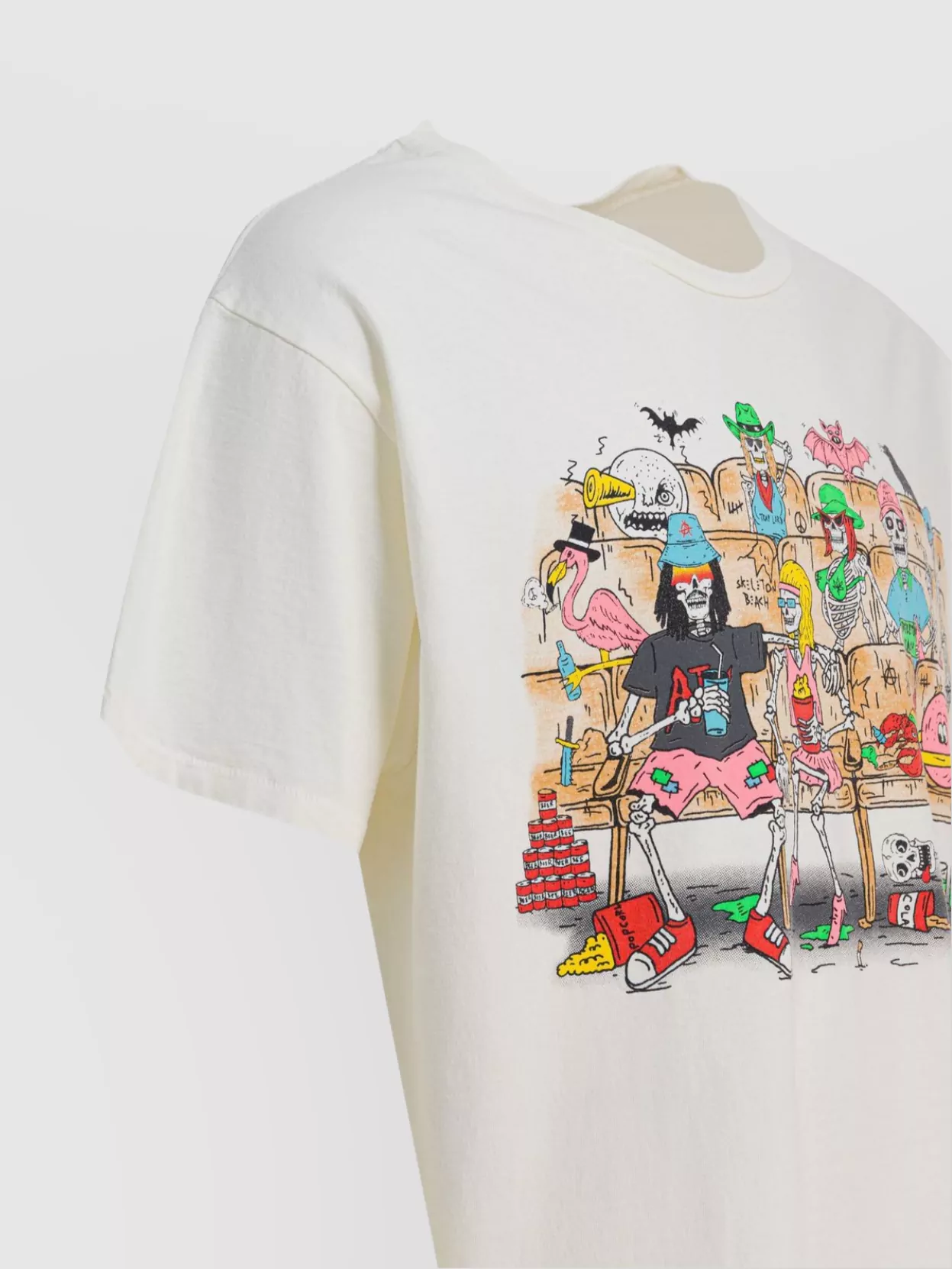 Gallery Dept. Beach Theater Skeleton Graphic T-Shirt