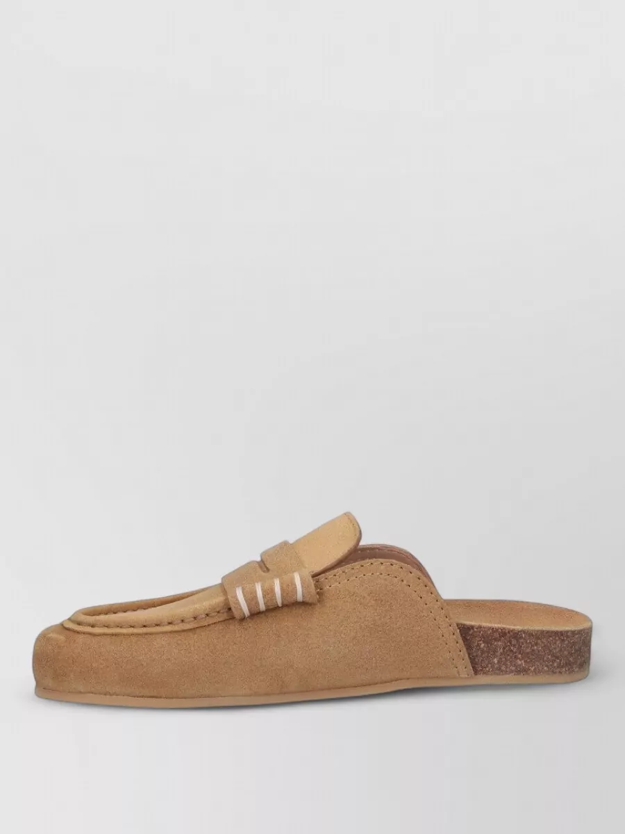 Jw Anderson Suede Leather Ballet Mules