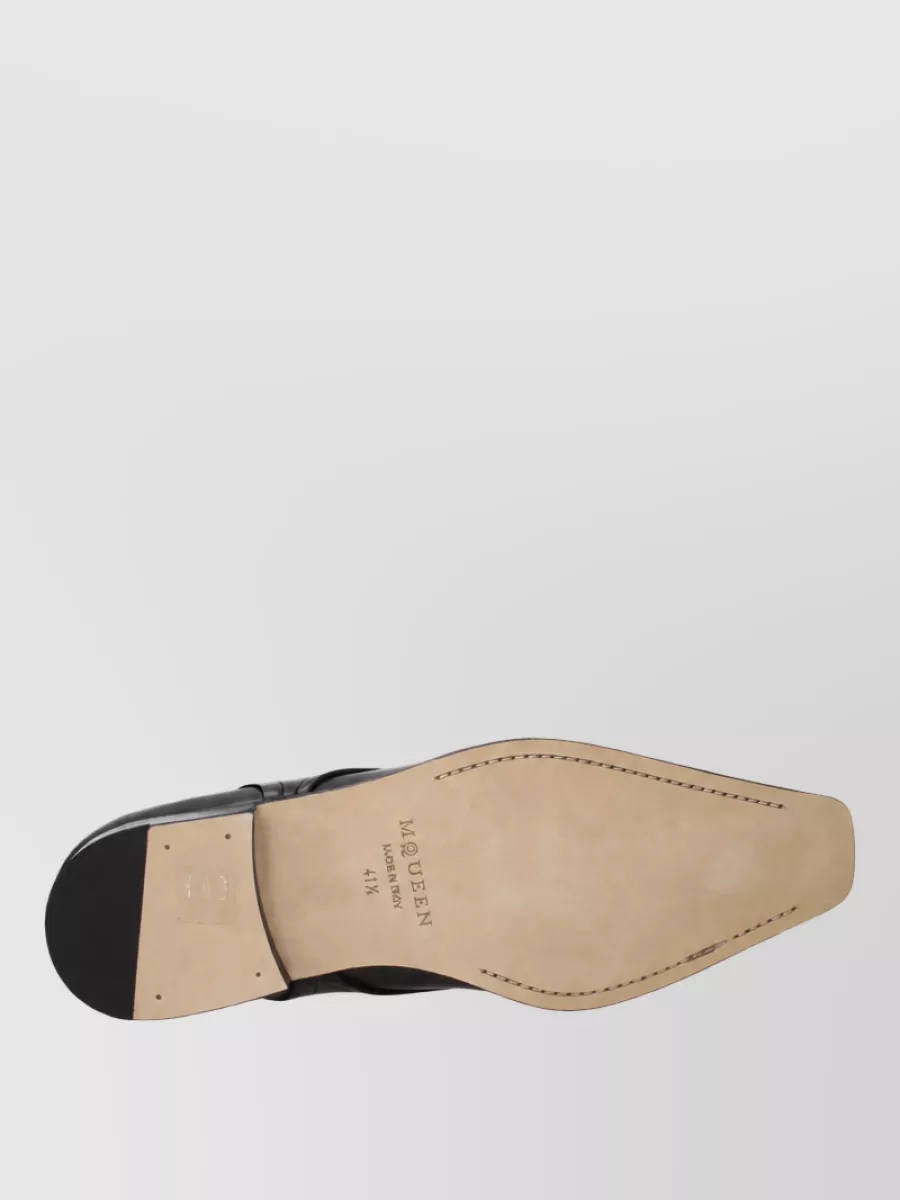 Alexander Mcqueen Leather Derby Shoes