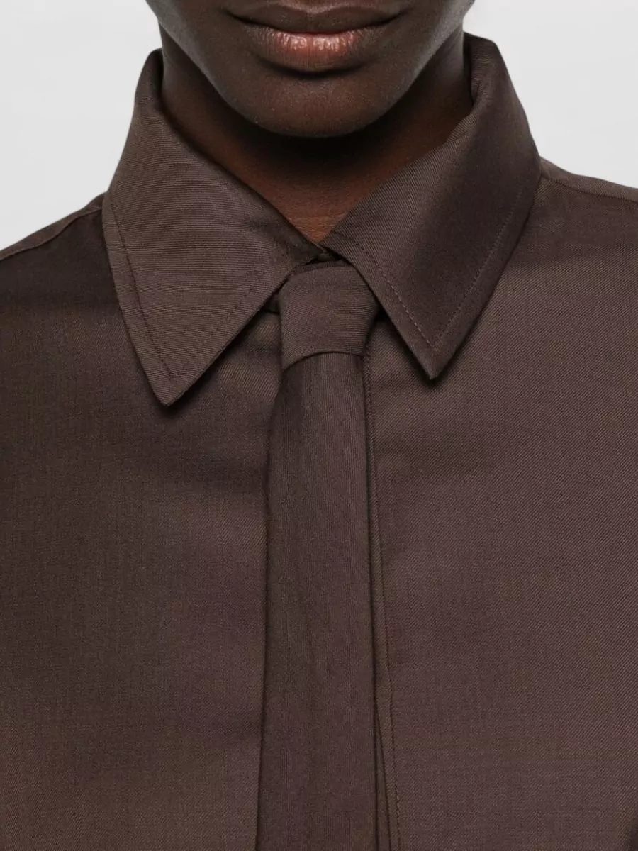 The Frankie Shop Tie Neck Shirt