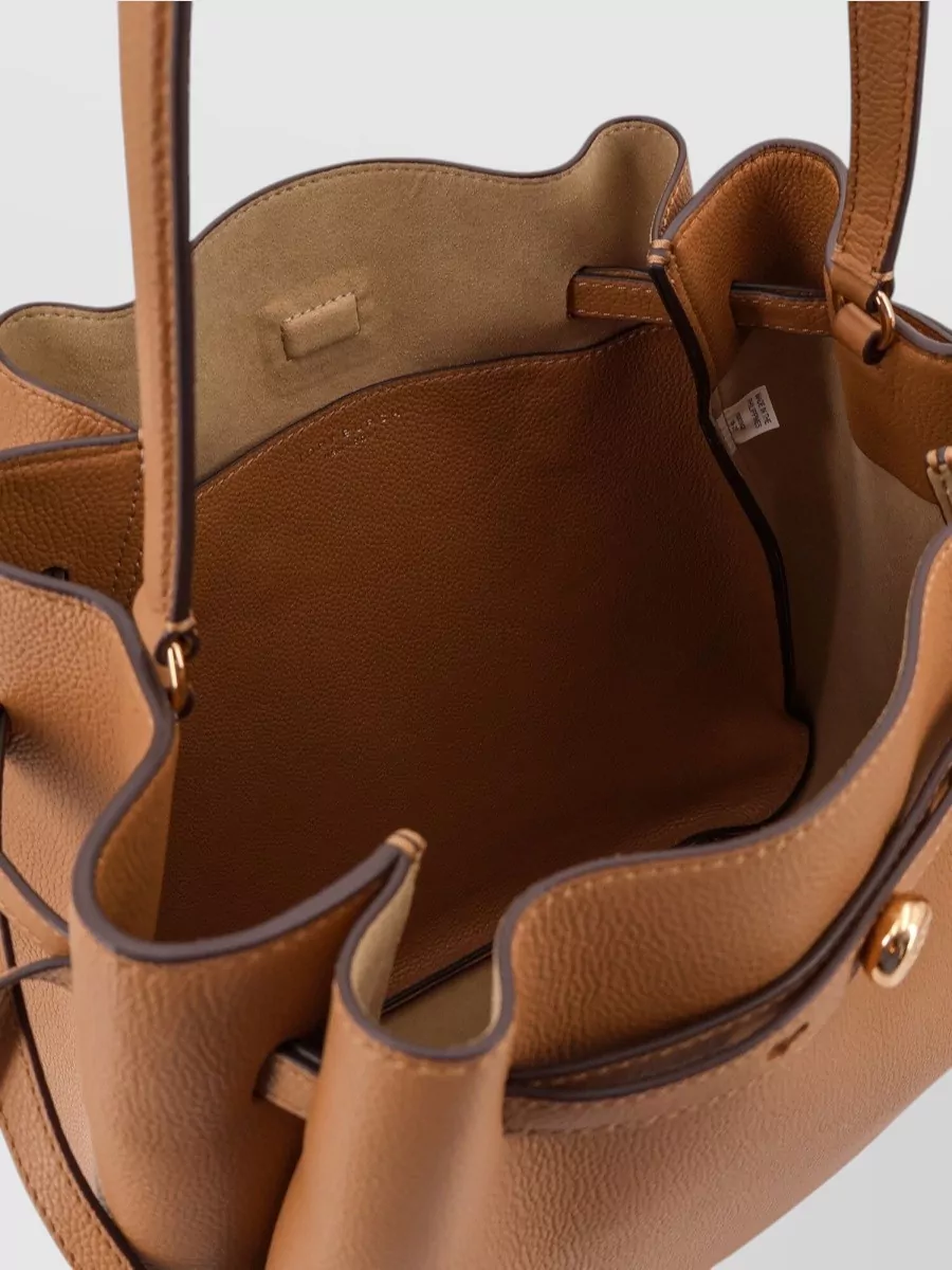 Tory Burch Romy Leather Shoulder Bag Top Handle