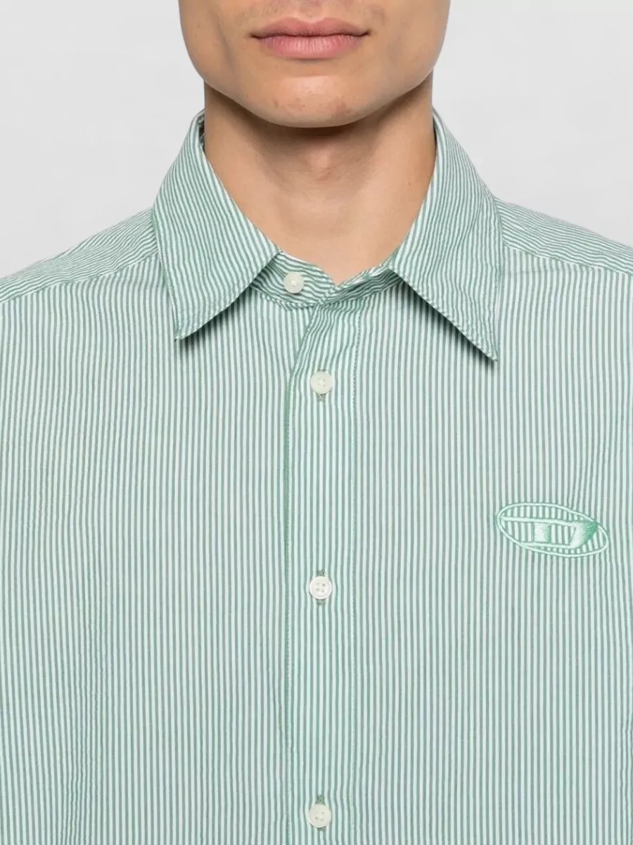 Diesel Striped Cotton Shirt