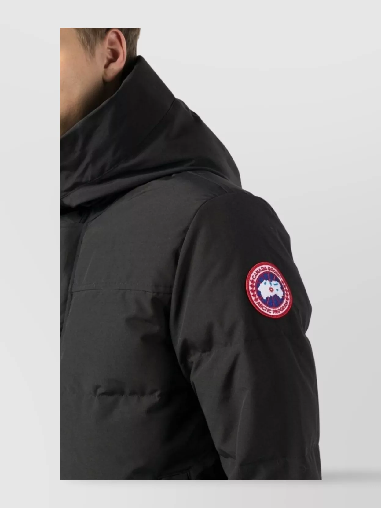 Canada Goose Short Hooded Parka Long Sleeves