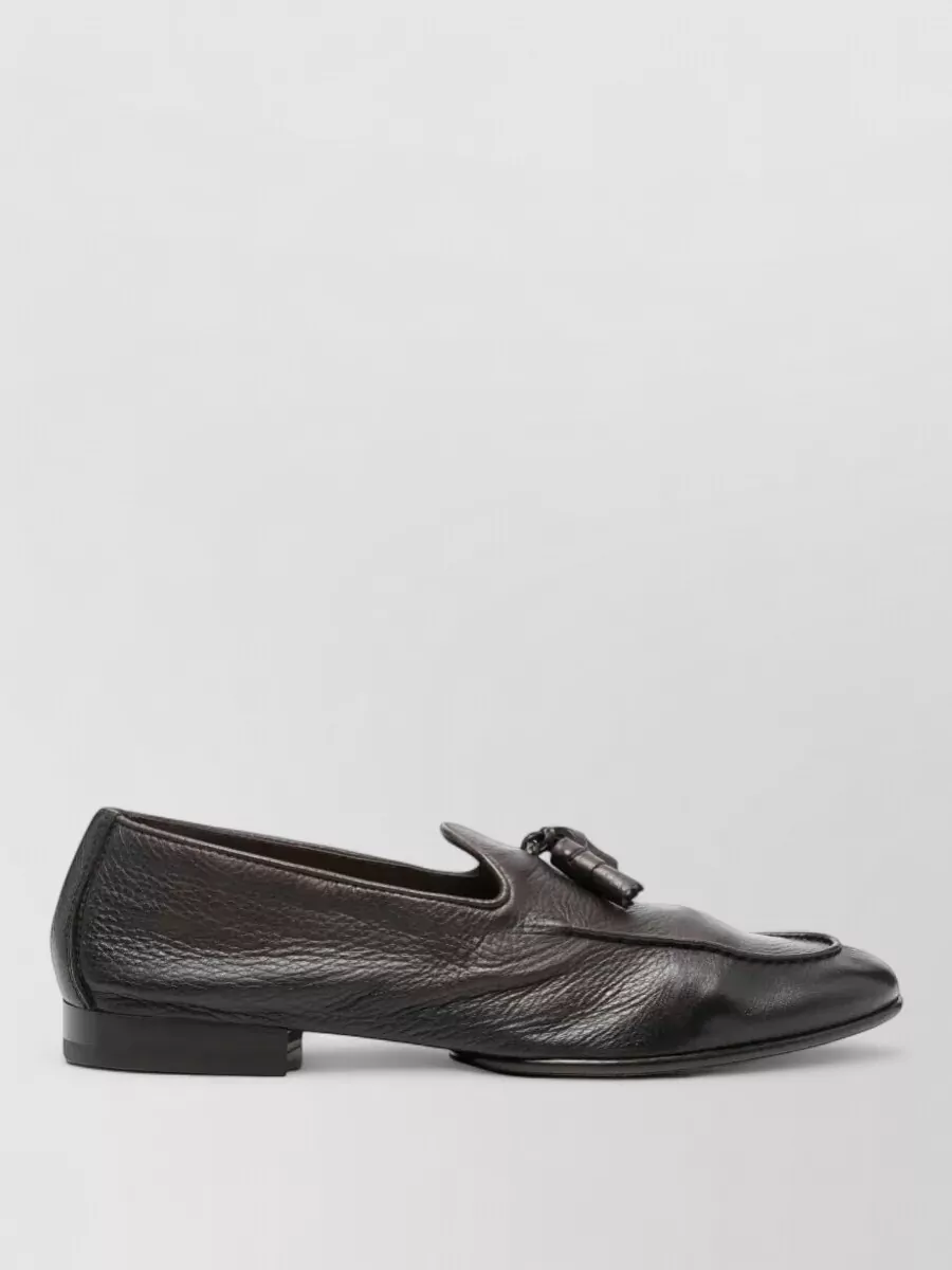 Doucal's Leather Tassel Loafers