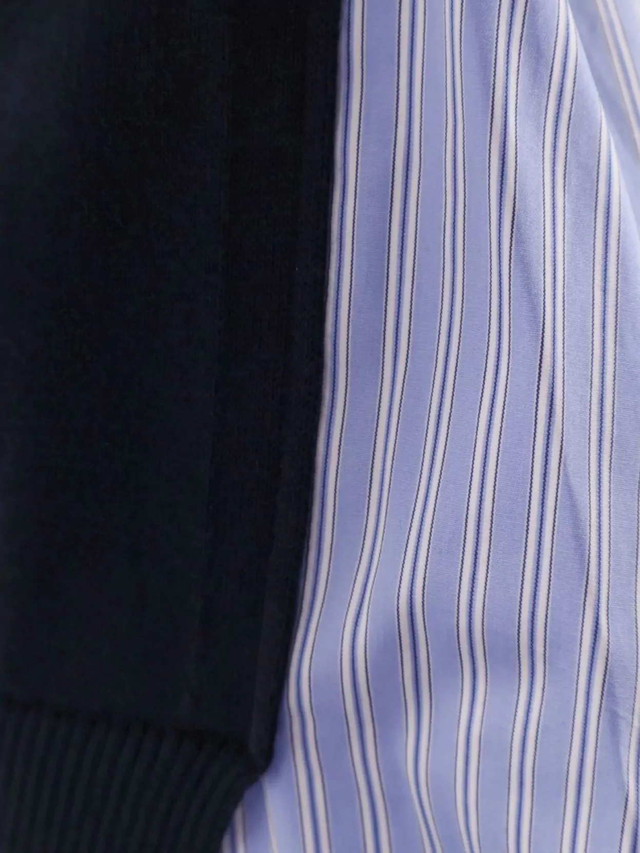 Sacai Cotton Cardigan Mesh Inserts