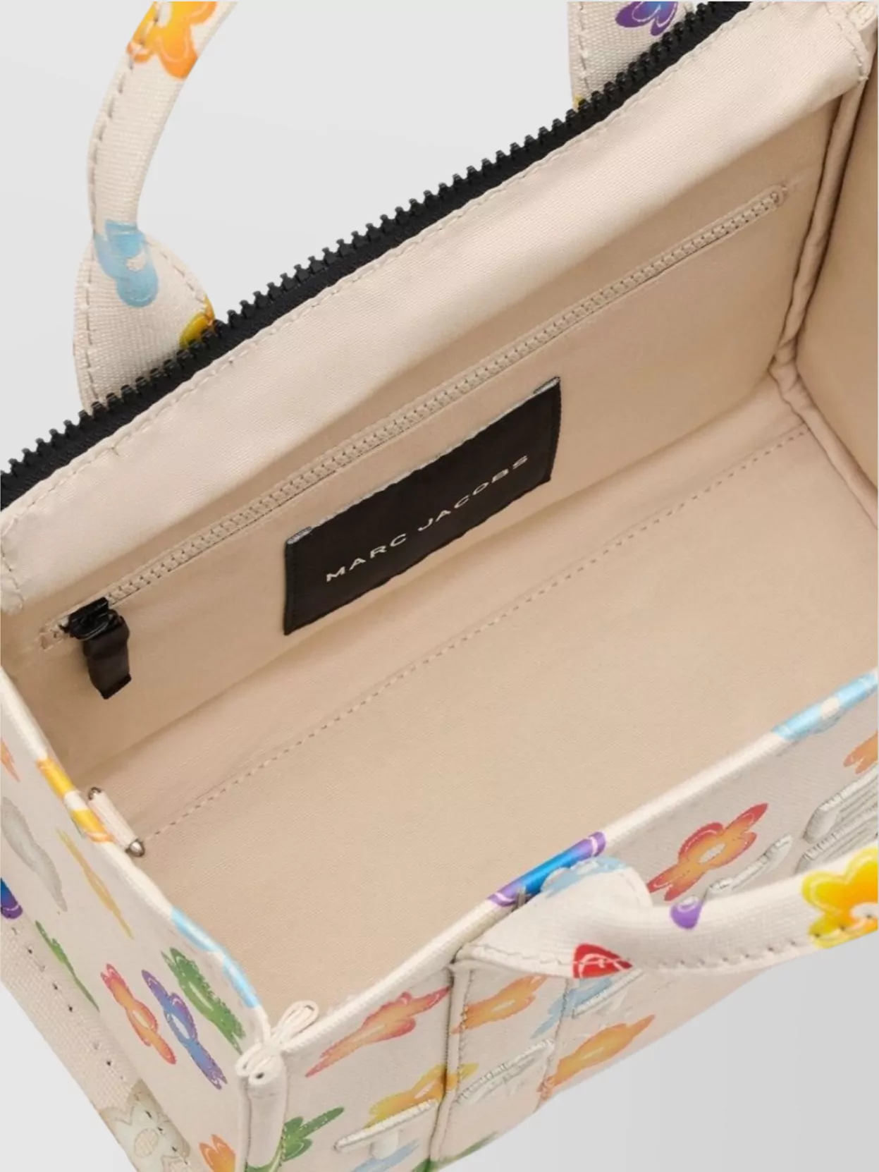 Marc Jacobs Floral Pattern Tote Bag With Detachable Strap