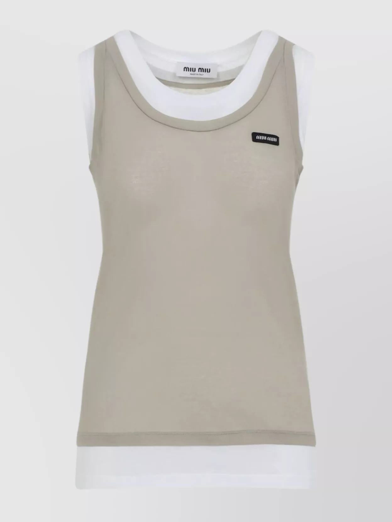 Miu Miu Cotton tank top set | The Fashion Square