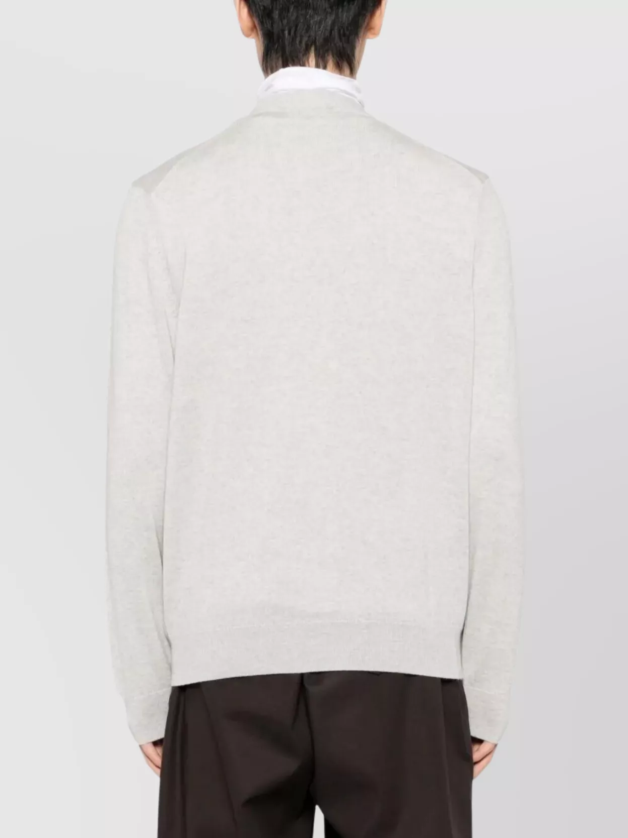 Maison Kitsuné Merino Cardigan With Fox Head Design