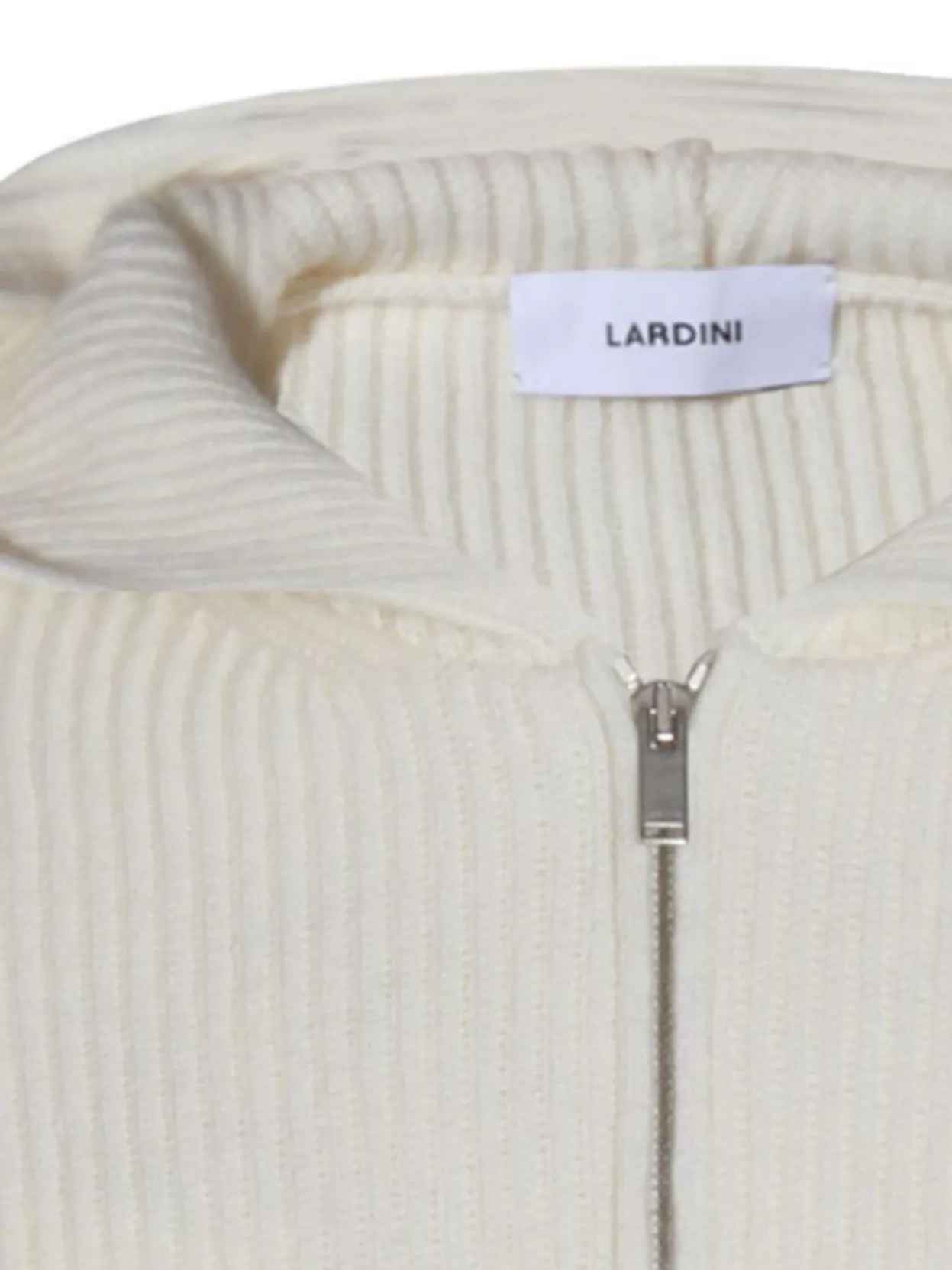 Lardini Hooded Crewneck Sweater Front Pockets