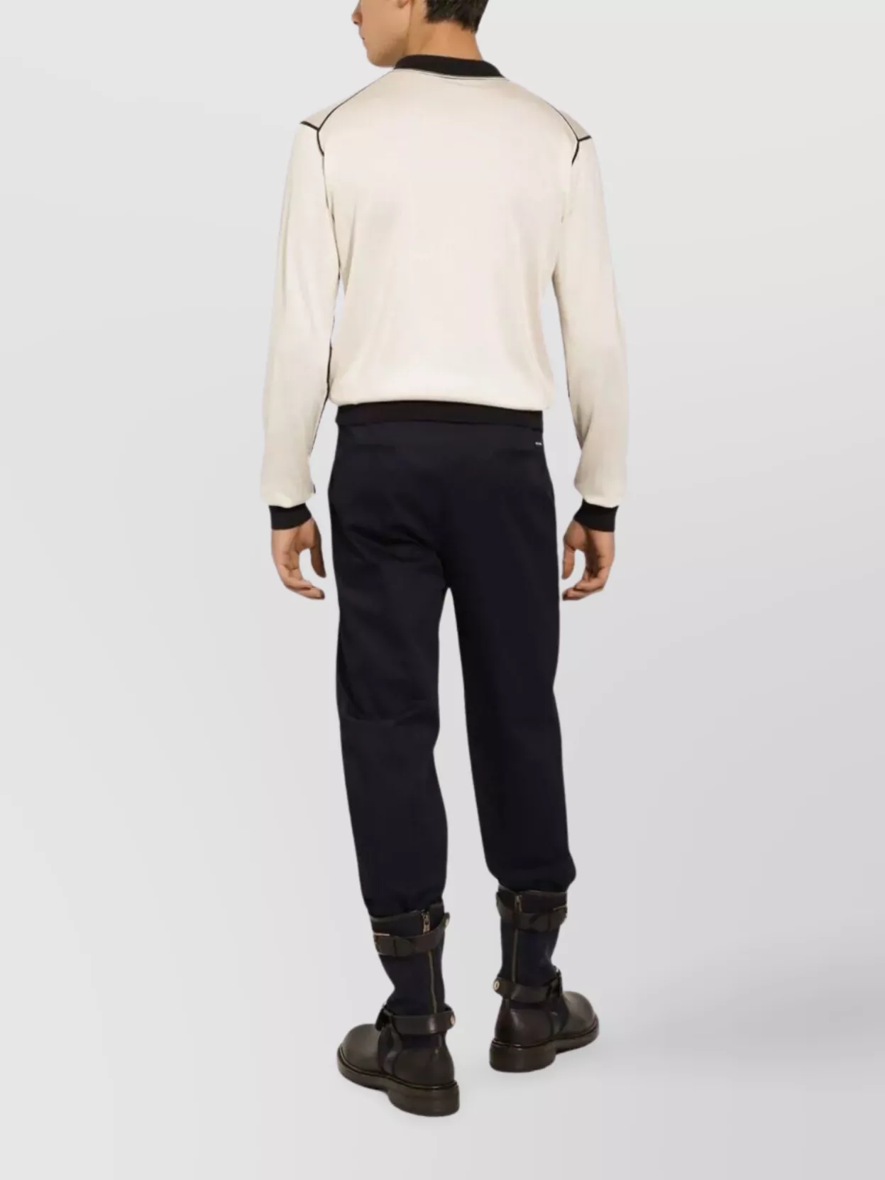 Dolce&Gabbana Tapered Stretch-Cotton Trousers Pockets
