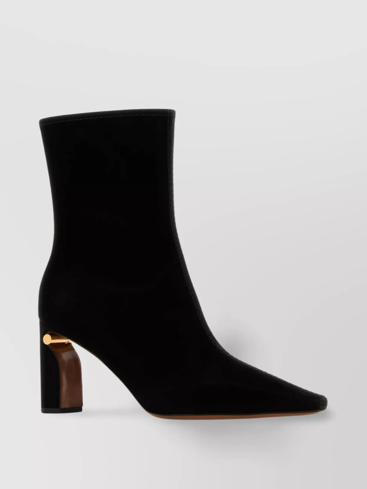 Alexander Mcqueen Ankle Boots Fabric Pointed Toe