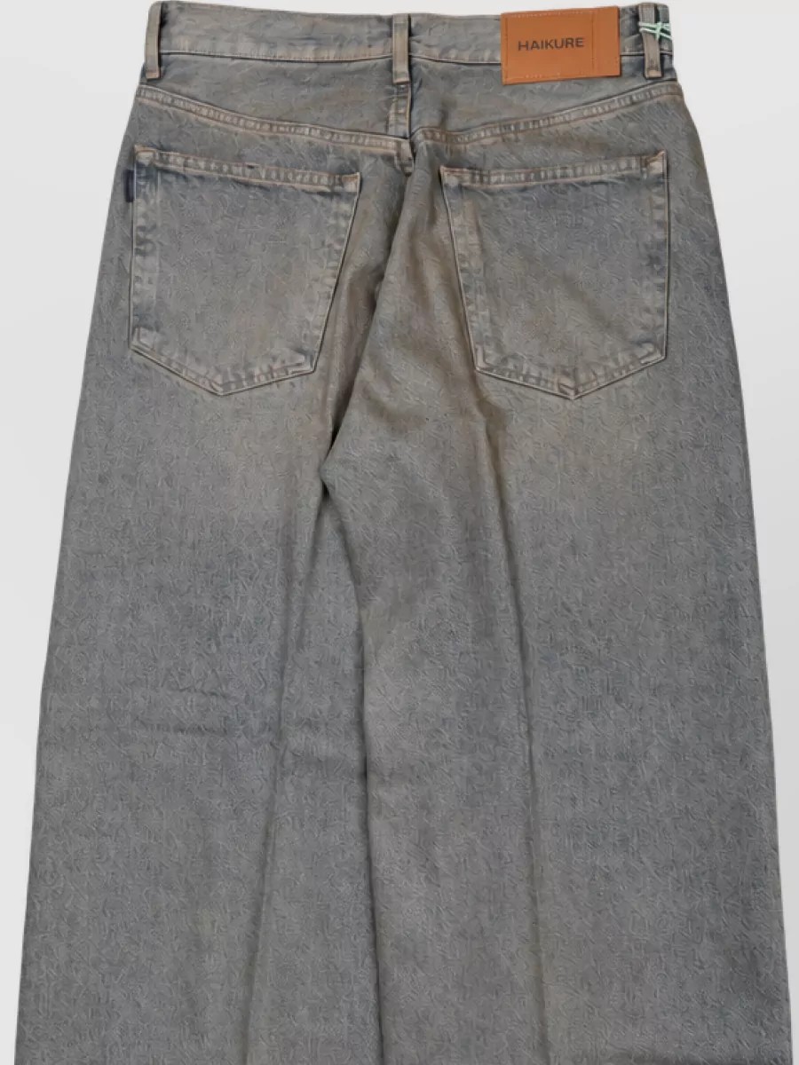 Haikure Denim Wide-Leg Trousers